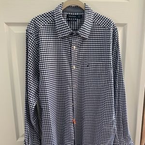 NAUTICA Stretch Button-Down Gingham Large